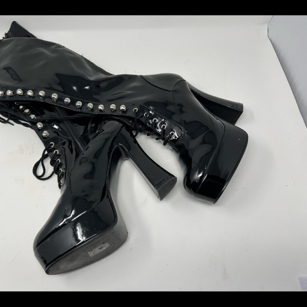 Pleasers Lace up platform boots